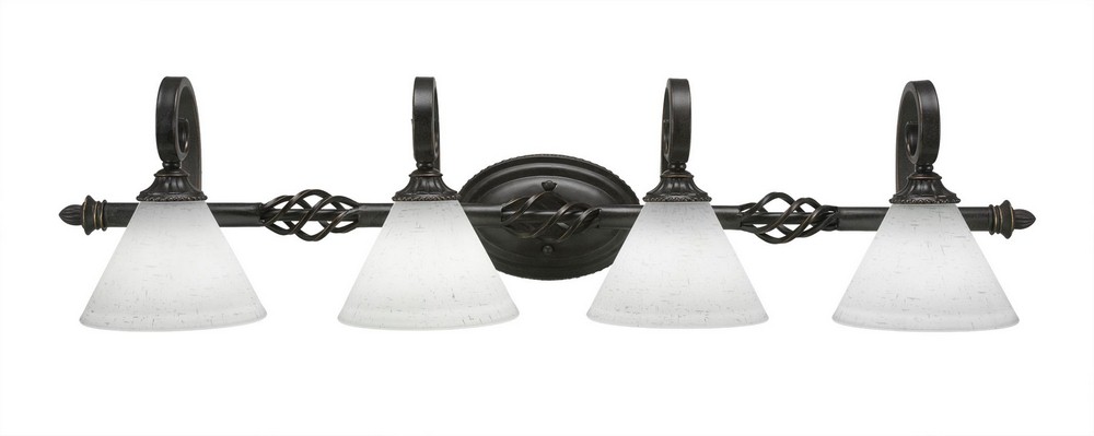 2766368 Toltec Lighting-164-DG-312-Elegante - 4 Light Bath sku 2766368