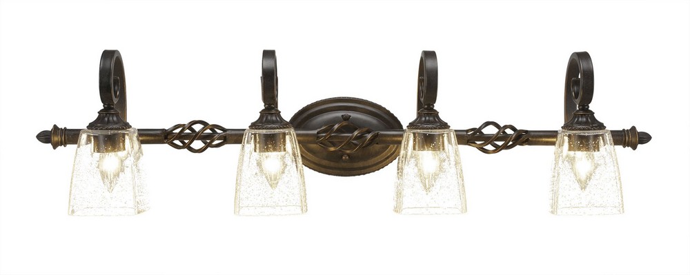 2766359 Toltec Lighting-164-DG-461-Elegante - 4 Light Bath sku 2766359