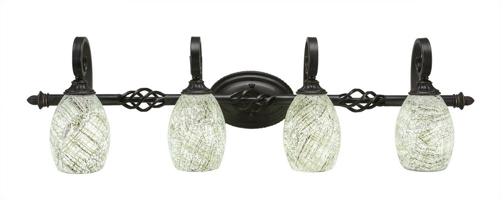 2766357 Toltec Lighting-164-DG-5054-Elegante - 4 Light Bat sku 2766357