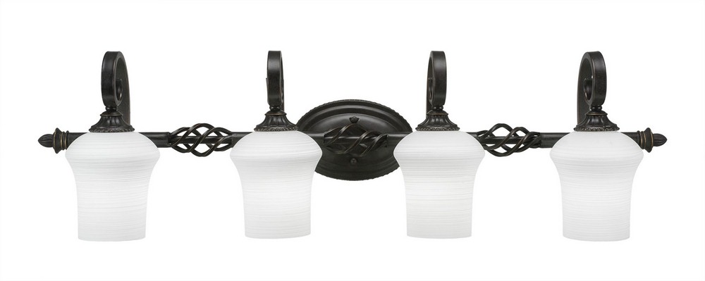 2766351 Toltec Lighting-164-DG-681-Elegante - 4 Light Bath sku 2766351