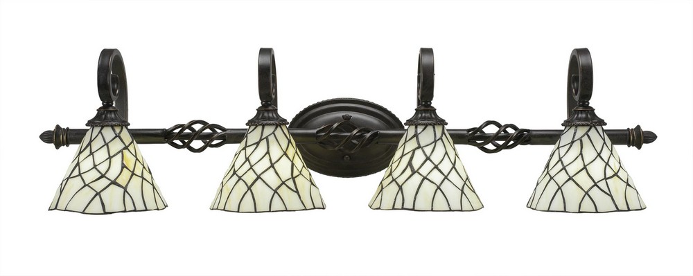 2766342 Toltec Lighting-164-DG-9115-Elegante - 4 Light Bat sku 2766342