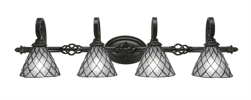 2766338 Toltec Lighting-164-DG-9185-Elegante - 4 Light Bat sku 2766338