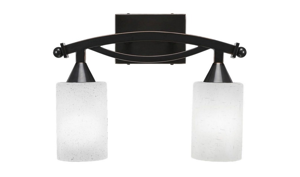 2894813 Toltec Lighting-172-BC-310-Bow - 2 Light Bath Bar- sku 2894813