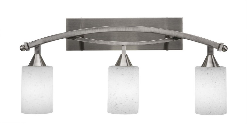 2766492 Toltec Lighting-173-BN-310-Bow - 3 Light Bath Bar- sku 2766492