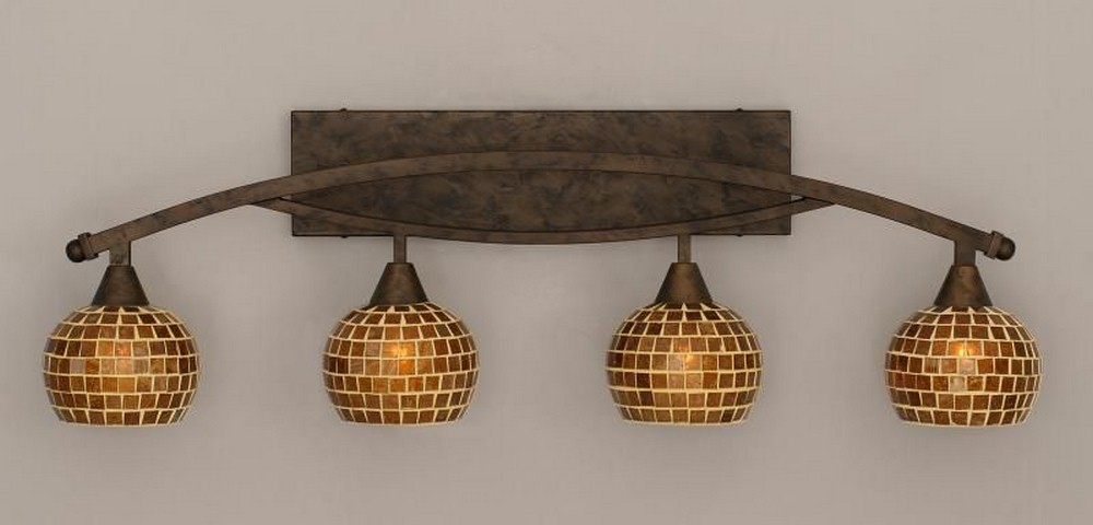 Bath Bar Bronze Copper Glass