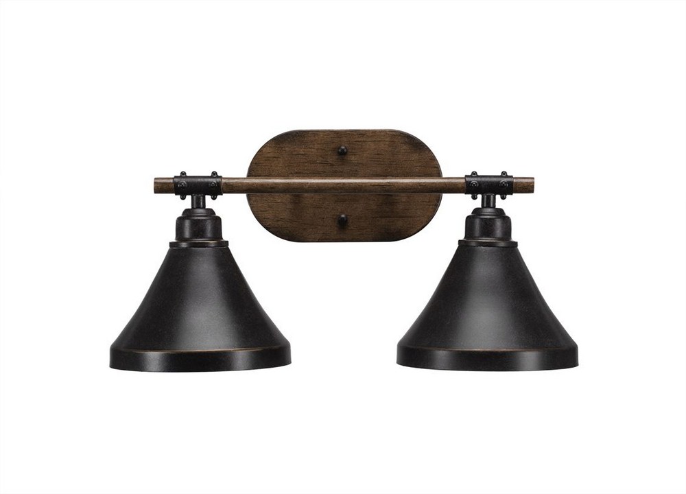 2766558 Toltec Lighting-1752-410-DG-Blacksmith - 2 Light B sku 2766558