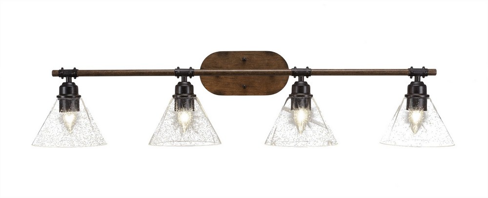 2766550 Toltec Lighting-1754-302-Blacksmith - 4 Light Bath sku 2766550