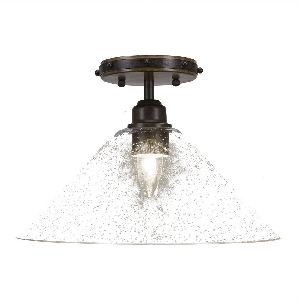 2766522 Toltec Lighting-1767-306-Blacksmith - 1 Light Semi sku 2766522