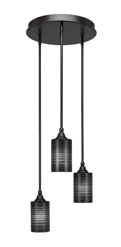 2894914 Toltec Lighting-2143-DG-4069-Empire - 3 Light Clus sku 2894914