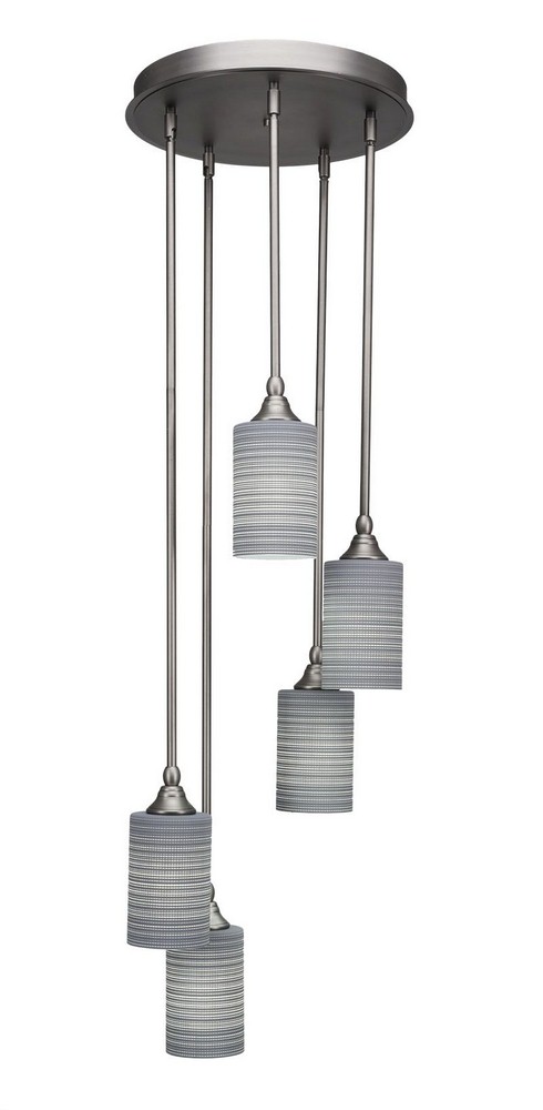 2894928 Toltec Lighting-2145-BN-4062-Empire - 5 Light Clus sku 2894928