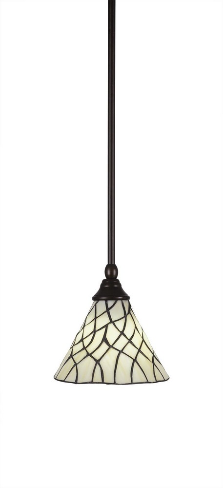 Toltec Lighting-23-BRZ-9115-Any - 1 Light Stem Mini Pendant With Hang Straight Swivel-7 Inches Tall and 7 Inches Wide Bronze Sandhill Art Any - 1 Light Stem Mini Pendant With Hang Straight Swivel-7 In