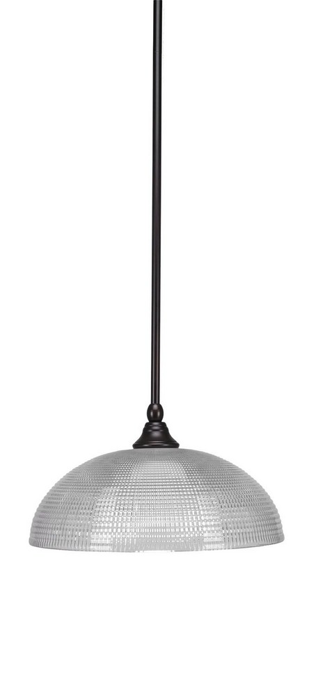 Toltec Lighting-23-ES-540-Stem - 1 Light Stem Mini Pendant With Hang Straight Swivel-7 Inches Tall and 13 Inches Wide Espresso Clear Stem - 1 Light Stem Mini Pendant With Hang Straight Swivel-7 Inches