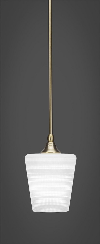 Toltec Lighting-23-NAB-4031-Stem - 1 Light Stem Mini Pendant With Hang Straight Swivel-8.75 Inches Tall and 6 Inches Wide   Stem - 1 Light Stem Mini Pendant With Hang Straight Swivel-8.75 Inches Tall 