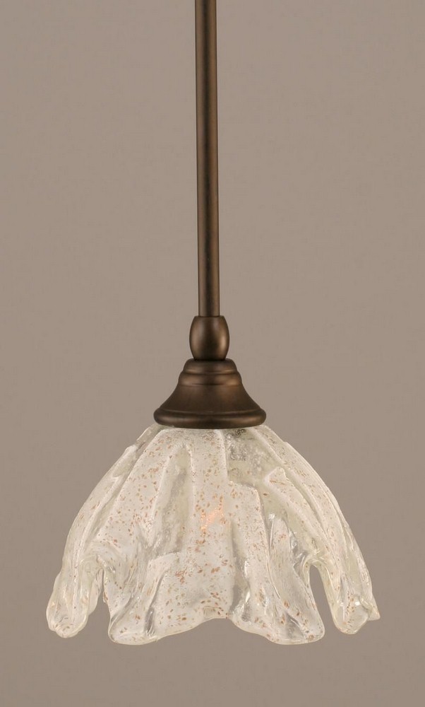 Toltec Lighting-23-BRZ-759-Any - 1 Light Stem Mini Pendant With Hang Straight Swivel-6.25 Inches Tall and 7 Inches Wide Bronze Italian Ice Any - 1 Light Stem Mini Pendant With Hang Straight Swivel-6.2