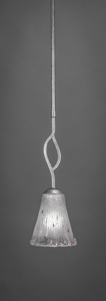 Toltec Lighting-240-AS-721-Revo - 1 Light Mini Pendant-16 Inches Tall and 5.5 Inches Wide   Revo - 1 Light Mini Pendant-16 Inches Tall and 5.5 Inches Wide