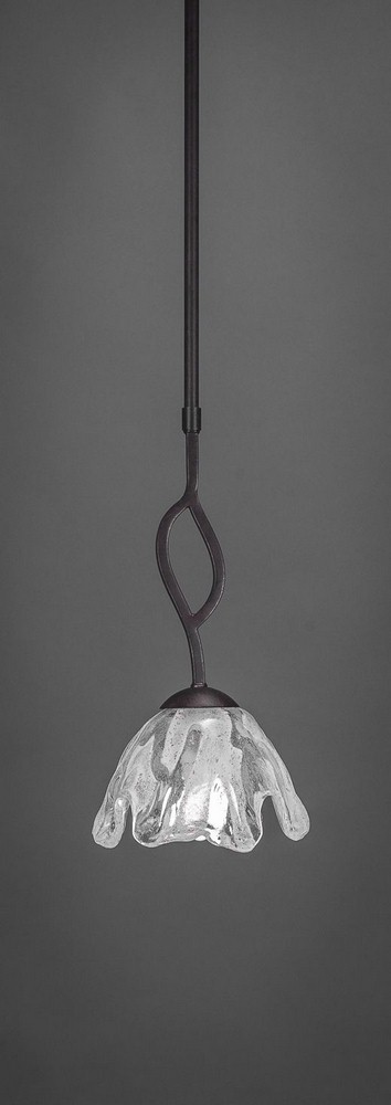 Toltec Lighting-240-DG-729-Revo - 1 Light Mini Pendant-14 Inches Tall and 7 Inches Wide   Revo - 1 Light Mini Pendant-14 Inches Tall and 7 Inches Wide