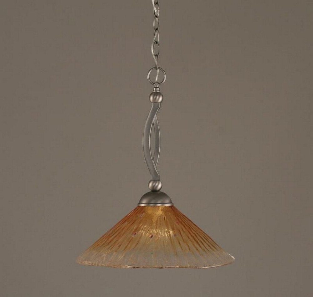 1093180 Toltec Lighting-271-BN-710-Bow - 1 Light Pendant-1 sku 1093180