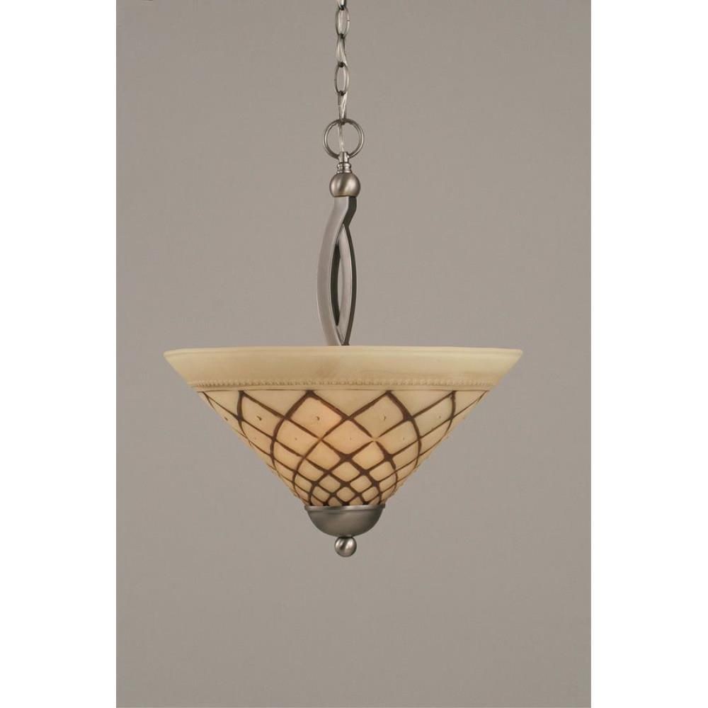 1093248 Toltec Lighting-274-BN-718-Bow - 2 Light Pendant-1 sku 1093248