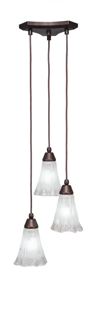 2090432 Toltec Lighting-28-BRZ-721-Europa - 3 Light Cluste sku 2090432