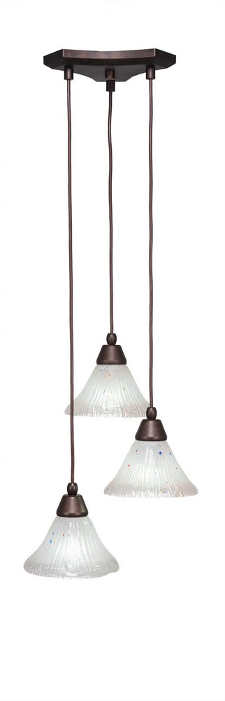 2090427 Toltec Lighting-28-BRZ-751-Europa - 3 Light Cluste sku 2090427