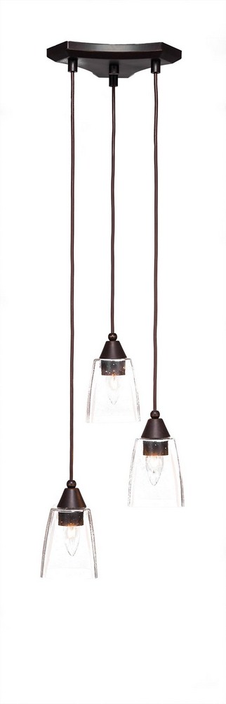 2090393 Toltec Lighting-28-DG-461-Europa - 3 Light Cluster sku 2090393