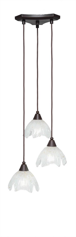 2090367 Toltec Lighting-28-DG-755-Europa - 3 Light Cluster sku 2090367