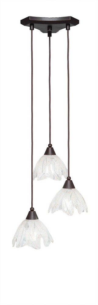 2090366 Toltec Lighting-28-DG-759-Europa - 3 Light Cluster sku 2090366