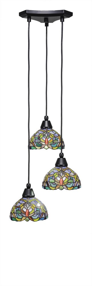 2030864 Toltec Lighting-28-MB-9905-Europa-Three Light Mini sku 2030864