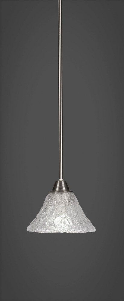 Toltec Lighting-3401-BN-451-Paramount - 1 Light Mini Pendant-8.5 Inches Tall and 7 Inches Wide Brushed Nickel Italian Bubble Paramount - 1 Light Mini Pendant-8.5 Inches Tall and 7 Inches Wide