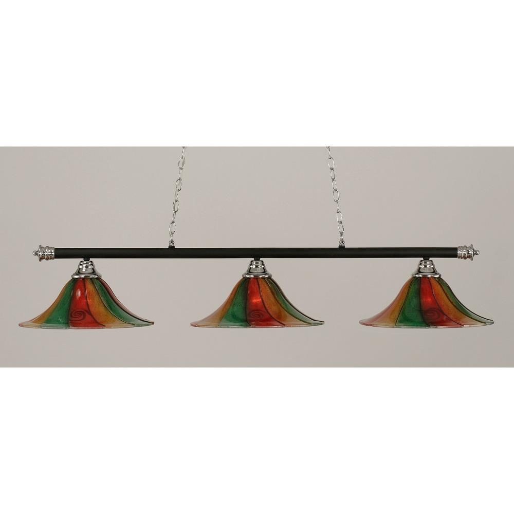 1643696 Toltec Lighting-373-CHMB-767-Oxford-Three Light Bi sku 1643696