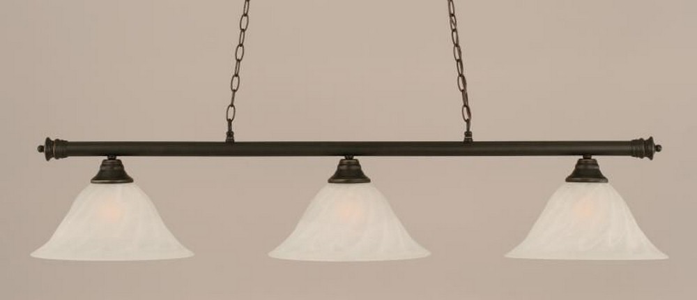 1643675 Toltec Lighting-373-DG-5731-Oxford-Three Light Bil sku 1643675