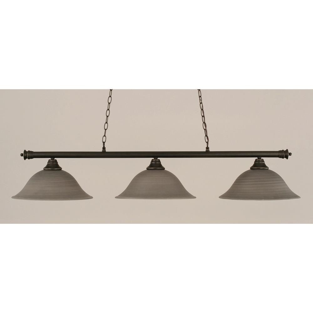 1643671 Toltec Lighting-373-DG-602-Oxford - 3 Light Billia sku 1643671