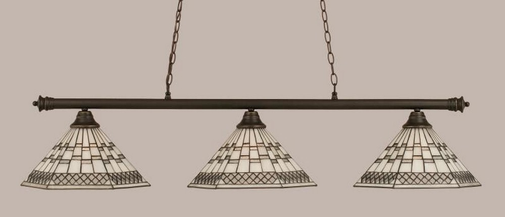 1643656 Toltec Lighting-373-DG-910-Oxford - 3 Light Billia sku 1643656