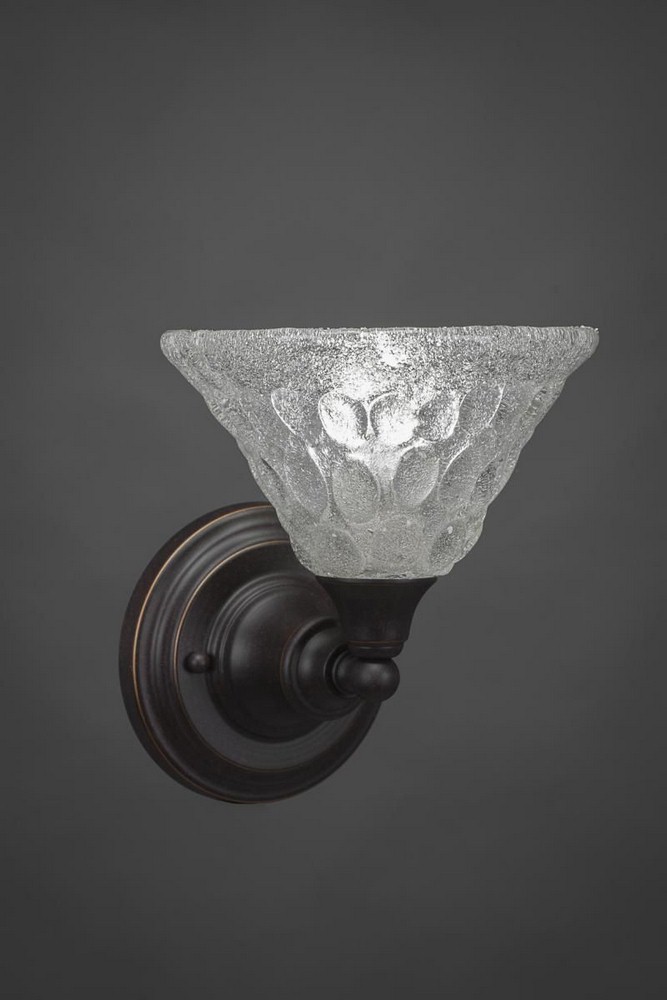 Toltec Lighting-40-DG-451-Any - 1 Light Wall Sconce-8.75 Inches Tall and 8 Inches Wide Dark Granite Italian Bubble Any - 1 Light Wall Sconce-8.75 Inches Tall and 8 Inches Wide