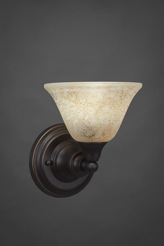 Toltec Lighting-40-DG-508-Any - 1 Light Wall Sconce-8.5 Inches Tall and 7.5 Inches Wide Dark Granite Italian Marble Any - 1 Light Wall Sconce-8.5 Inches Tall and 7.5 Inches Wide