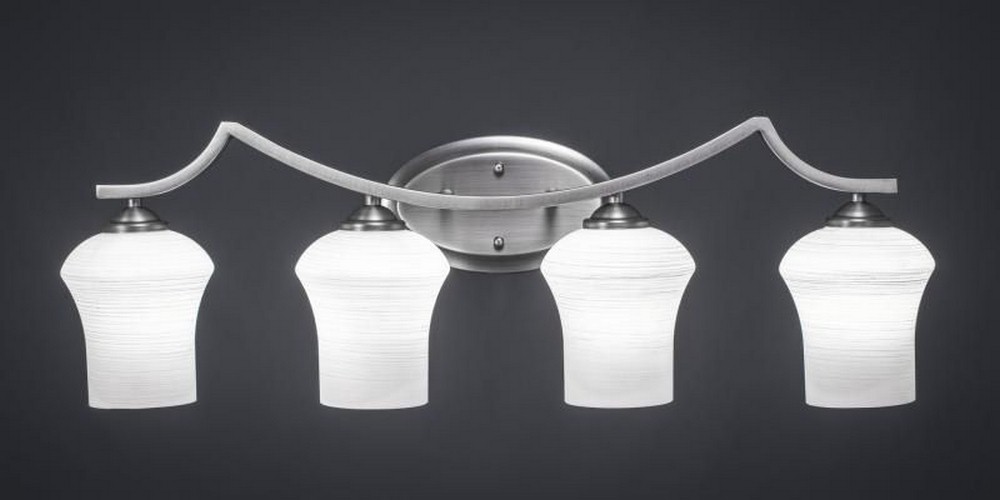 1819721 Toltec Lighting-554-GP-721-Zilo - 4 Light Bath Bar sku 1819721