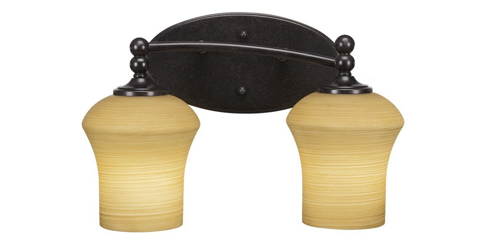 2895147 Toltec Lighting-592-DG-680-Capri - 2 Light Bath Ba sku 2895147