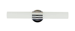 Trans Globe Lighting-2910 BN-Solstice - Two Light Bath Bar   Brushed Nickel Finish with White Frosted Glass