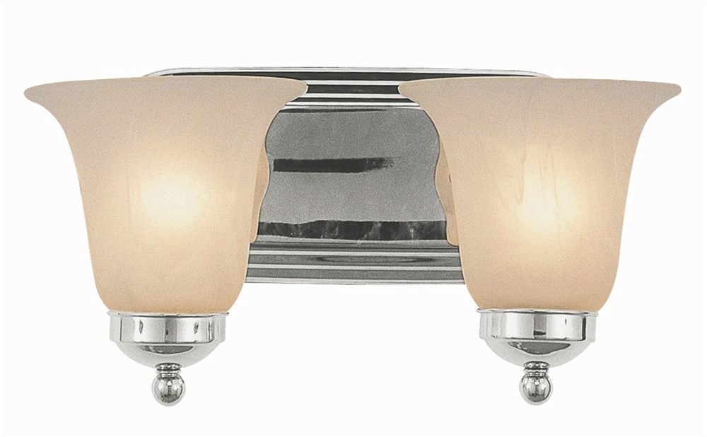 Trans Globe Lighting-3502 ROB-Two Light Wall Sconce Rubbed Oil Bronze  Polished Chrome Finish with Marbleized Glass