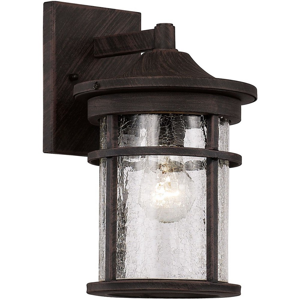 Trans Globe Lighting-40380 RT-Avalon - 7 Inch One Light Outdoor Wall Lantren   Avalon - 7 Inch One Light Outdoor Wall Lantren