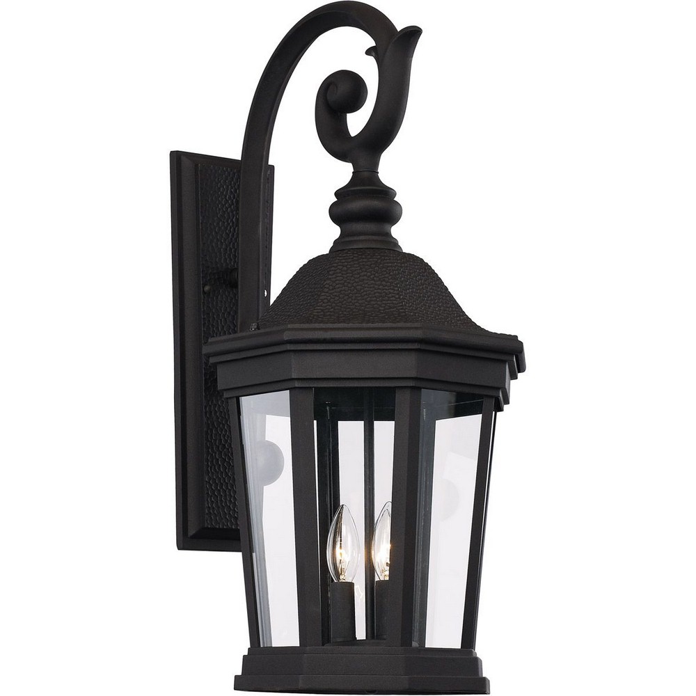 Trans Globe Lighting-40402 BK-Westfield - Three Light Outdoor Wall Lantern   Westfield - Three Light Outdoor Wall Lantern