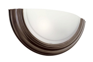 Trans Globe Lighting-57706 ROB-One Light Half Round Wall Sconce   One Light Half Round Wall Sconce