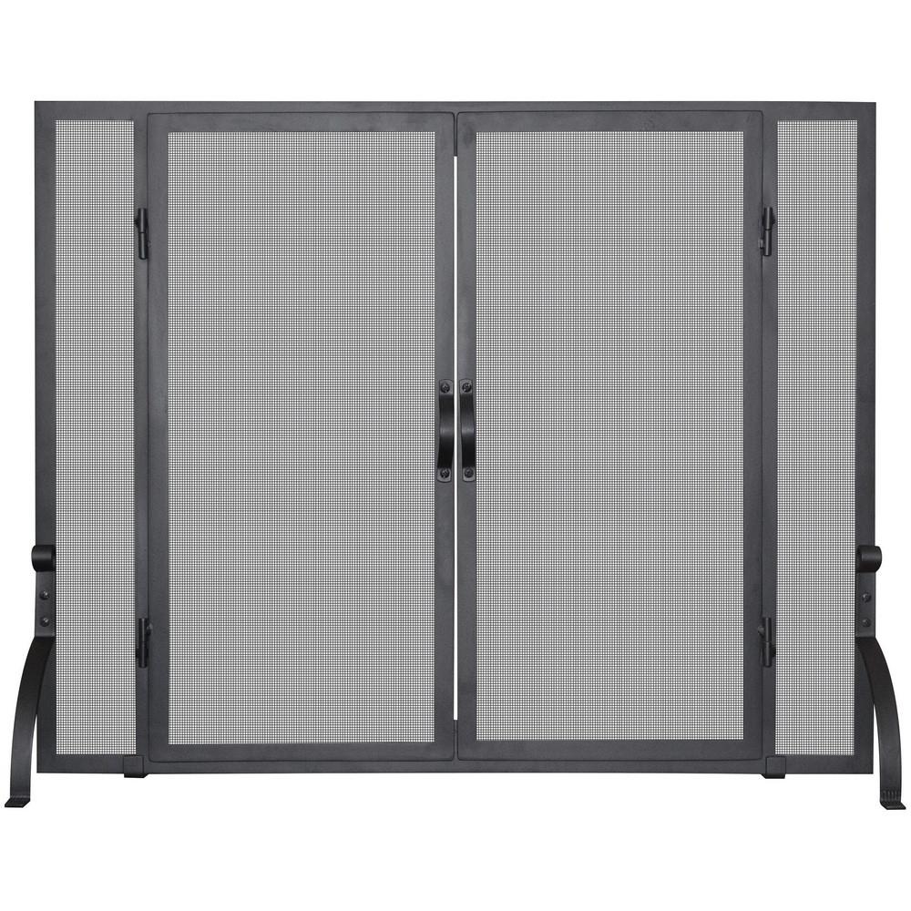 Uniflame S 1044 39 Inch Single Panel Small Screen With Doors