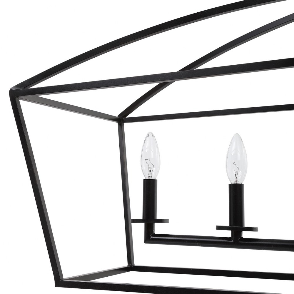 Uttermost 21348 Clayton - 6 Light Linear Chandelier -Traditional - Picture 3 of 5