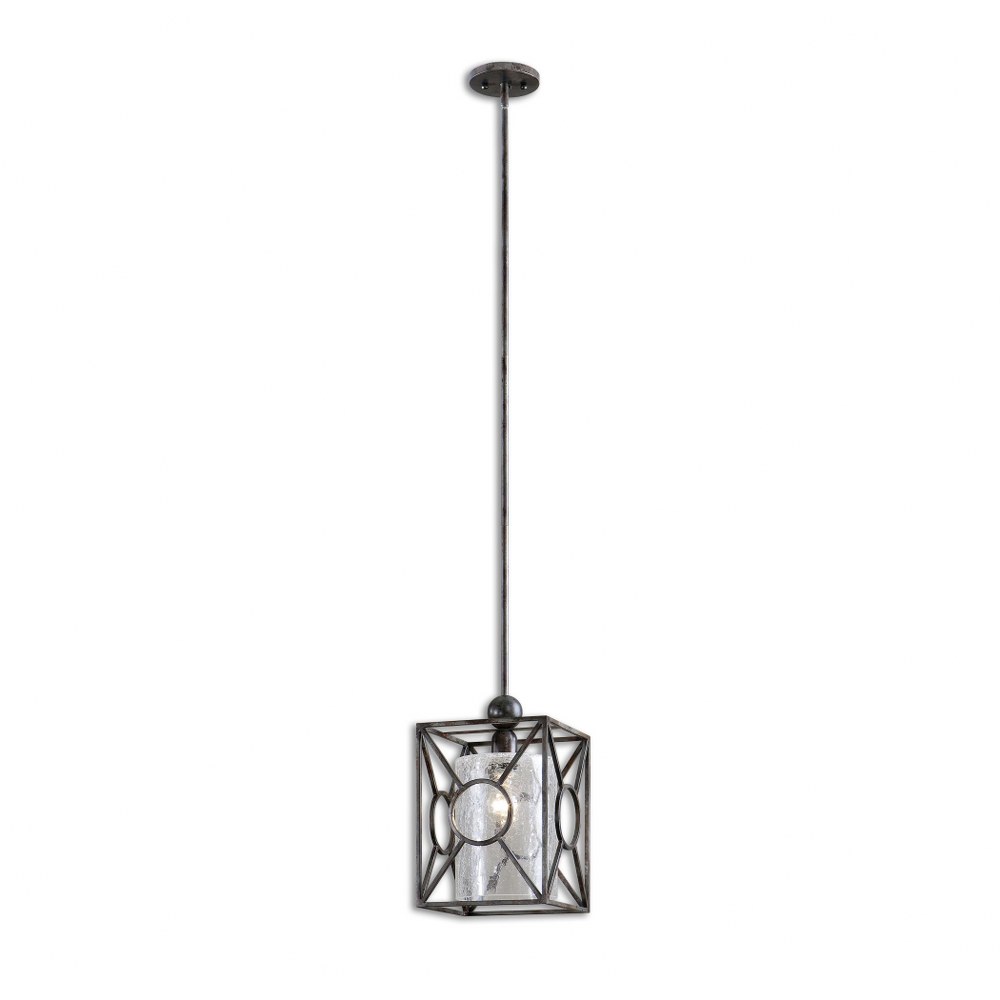 Uttermost 21978 Arbela Mini Pendant 1 Light - 9 inches wide by 9 inches deep - Picture 4 of 5