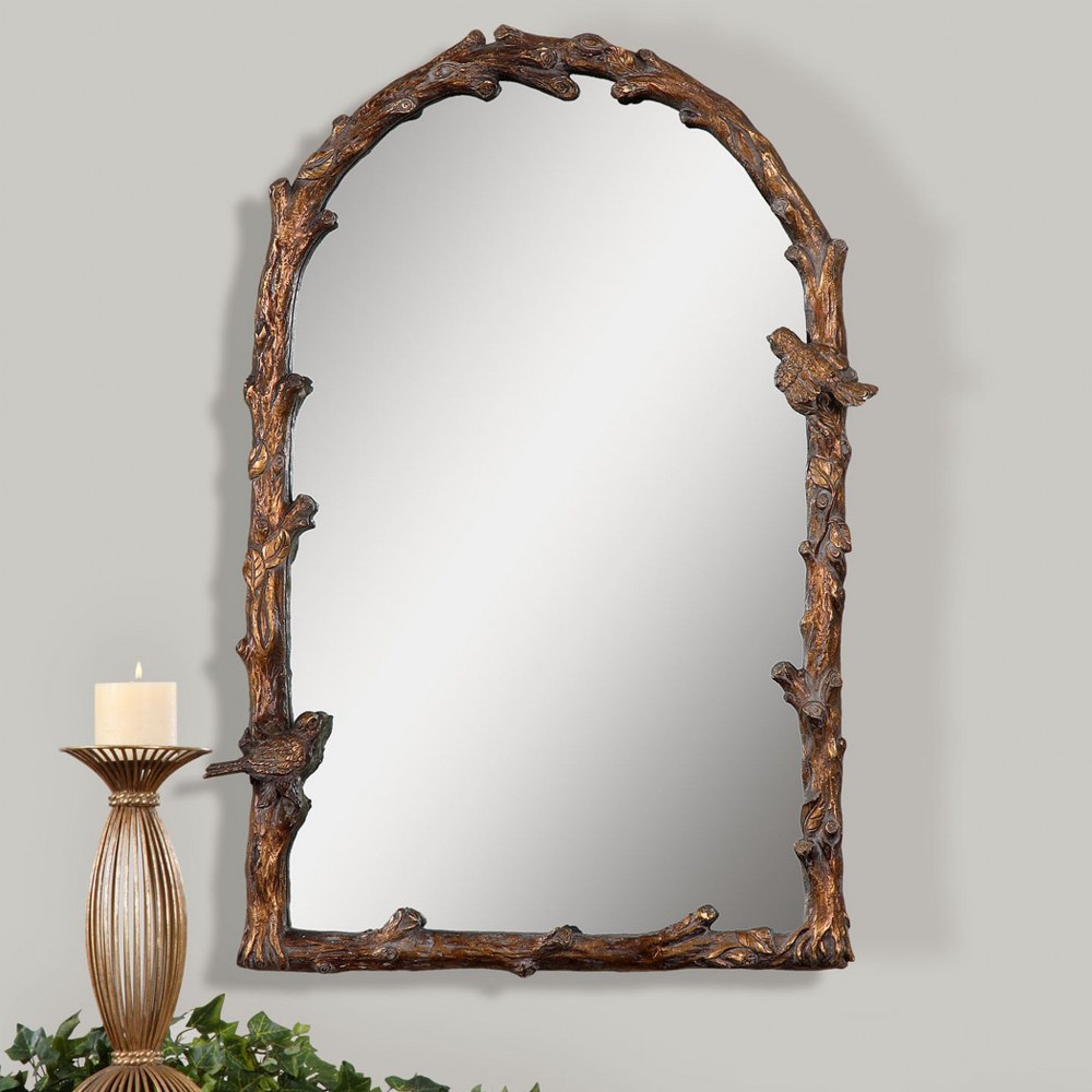 Uttermost 13774 Paza - 36.75 inch Arch Mirror - 26.75 inches wide by 2.5 inches - Picture 3 of 5
