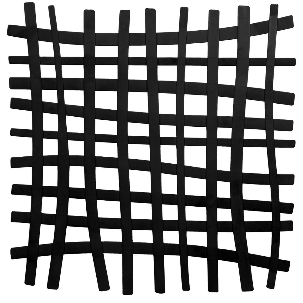 Uttermost-04293-Gridlines - 24 Inch Wall Decor   Matte Black Finish