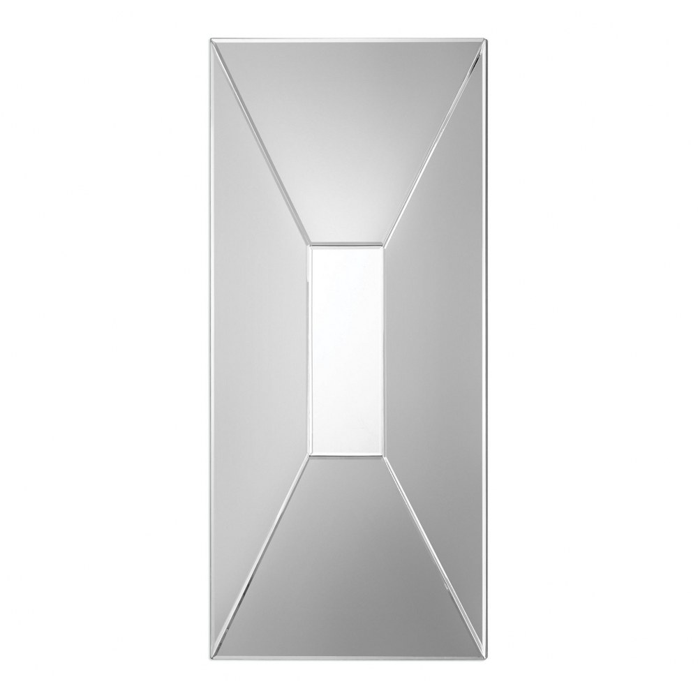 Uttermost-09154-Vilaine - 45 inch Modern Geometric Mirror   Beveled Mirror Finish