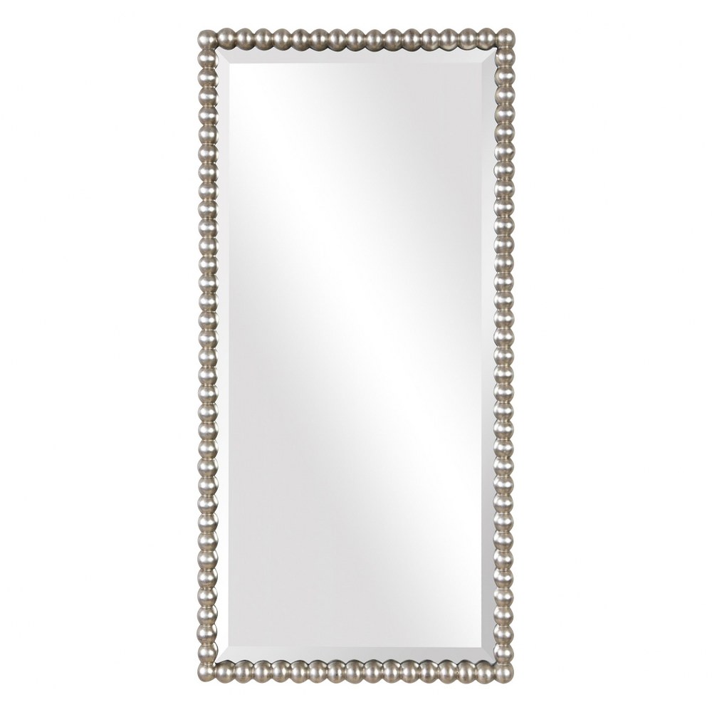 Uttermost-09231-Serna - 32 inch Mirror - 16 inches wide by 1 inches deep   Antiqued Silver Leaf Finish