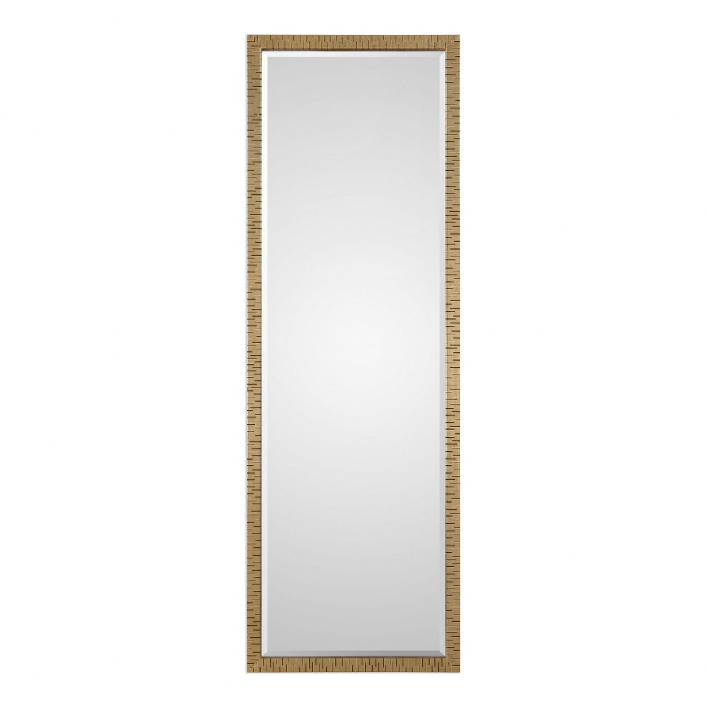 Uttermost-09246-Vilmos - 72 inch Mirror   Antiqued/Metallic Gold Leaf Finish